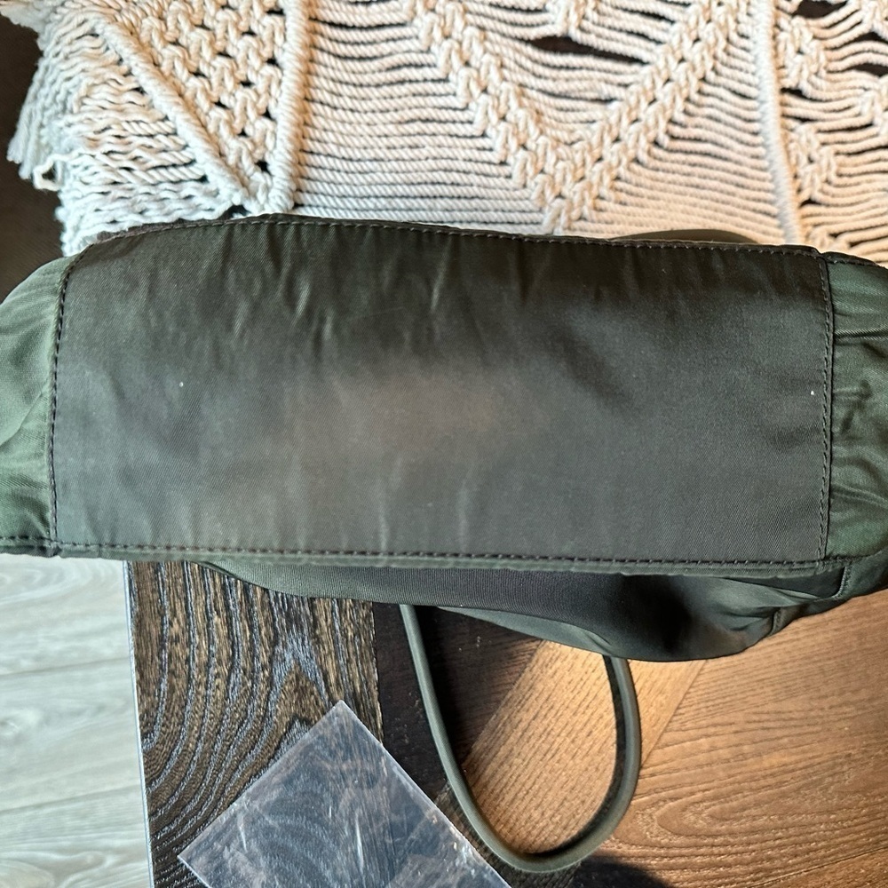 Green Prada Nylon Tote Bag w/ Authentication Card - Picture 7 of 11